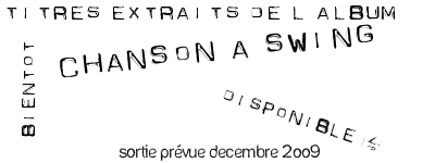 Extraits de l'album chanson � swing